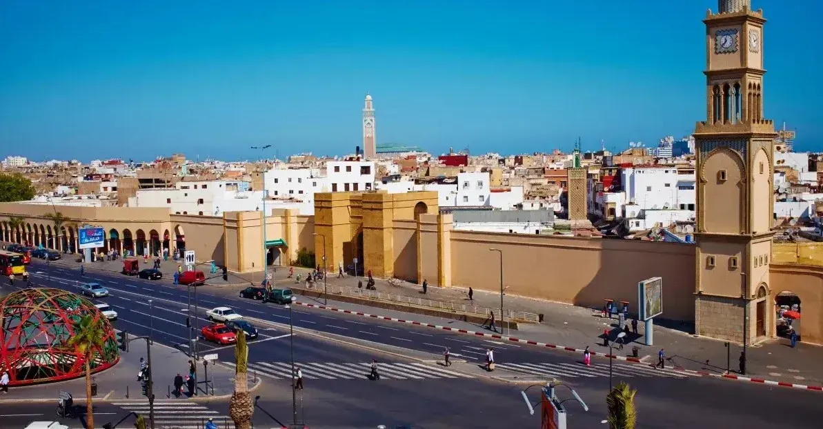 المدينة العتيقة التقليدية الدار البيضاء المغرب